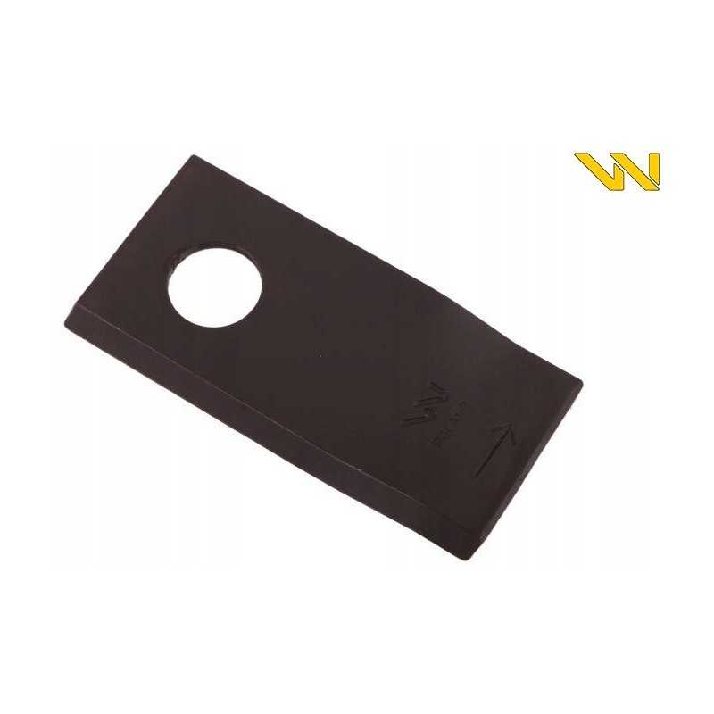 Kairysis vejapjovės peilis 96x48x3mm skylė 19 panaudojimų
