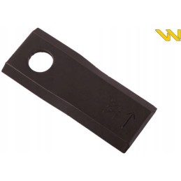 Kairysis vejapjovės peilis 98x40x4mm skylė 16 2 vnt