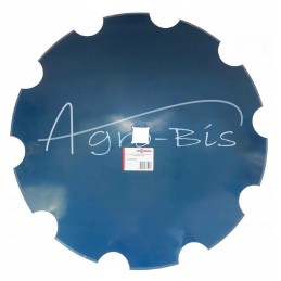 Dantytas diskas 560, storis 4mm, skylė 30x30 akėčios