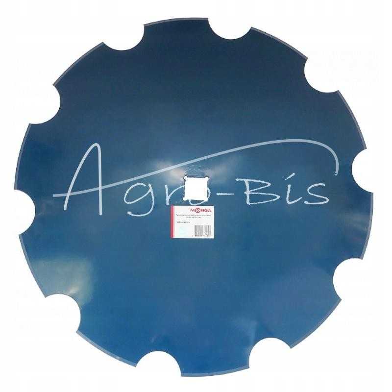 Dantytas diskas 560, storis 4mm, skylė 30x30 akėčios