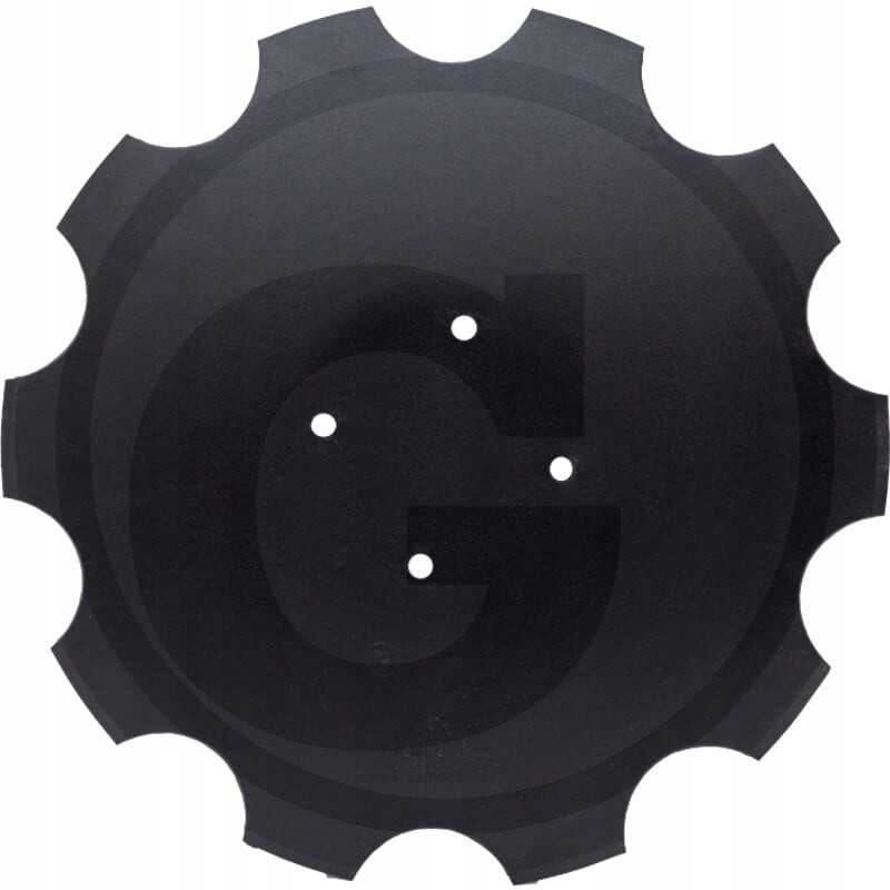 Diskinių akėčių diskas dantytas, 460mm, 4mm, 10 dantų