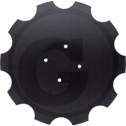 Diskinių akėčių diskas dantytas, 460mm, 4mm, 10 dantų