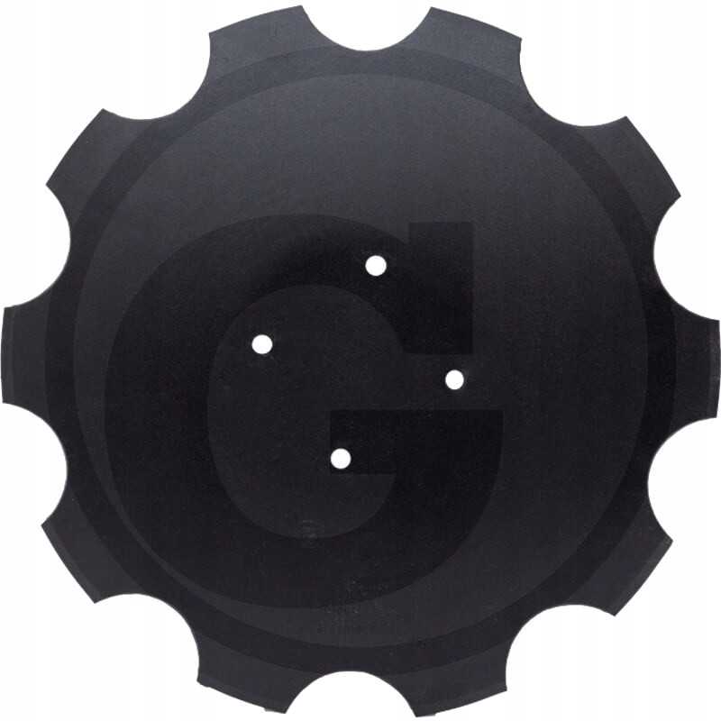 Diskinių akėčių diskas dantytas, 460mm, 4mm, 10 dantų