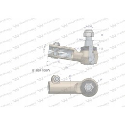 Vairo jungtis 130mm m1 1 8 81864100