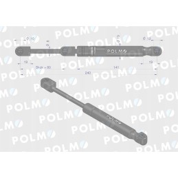 Galinio lango pavara l max 240mm 1284636c1p korpusas