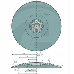 Flexscheibe 249mm 21 2mm innenloch 35mm innen oe