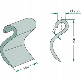 Smulkintuvas 18063 indium 96