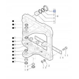 Dangtelis dengia New Holland 85801395 hidroatvartą