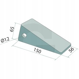 Giluminio granito kultivatorius, 35 hrc, darbinis plotis 56
