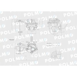 Tiekimo siurblys 4222094m91 4222094r91 polmo