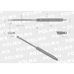 Priekinio stiklo pavara l max 356mm ca287636p turi