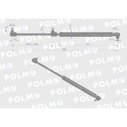 Galinio lango pavara l max 585mm 65417037 massey