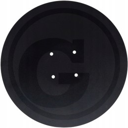 Lygi plokštė 460x4mm 4 skylės oe išorėje 460mm oe o
