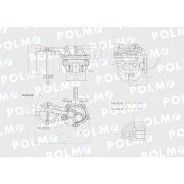 Tiekimo siurblys 4222094m91 4222094r91 polmo