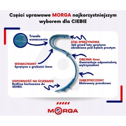 Sėjamosios kondicionierius su morga noragėliais