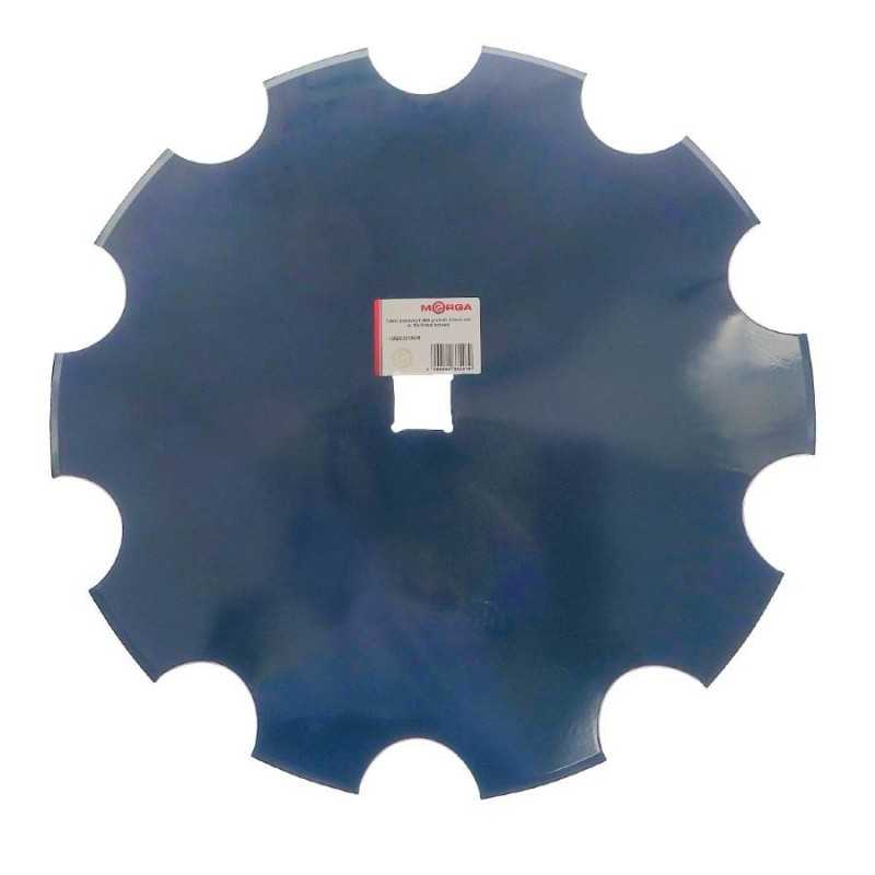Dantyta plokštė 460, storis 4mm, skylė 30x30, plieninis