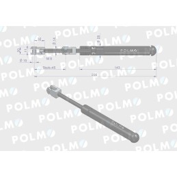 Priekinio stiklo pavara l max 220mm 65499076 fritas