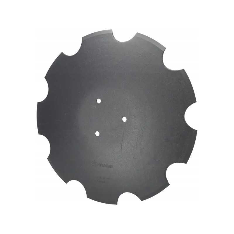 460x4 mm dantytas diskas tinka Horsch