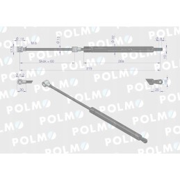Priekinio stiklo pavara l max 215mm 65499068 die