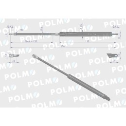 Galinio lango pavara l max 350mm 65426002 merlo