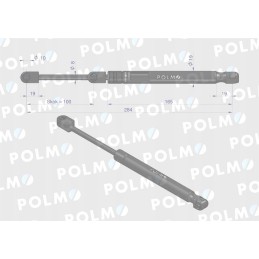 Priekinių durų lango pavara l max 284mm al7141