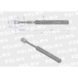 Priekinio stiklo pavara l max 220mm 65499076 fritas