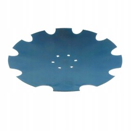 Dantyta plokštė 510, storis 4 mm, 6 skylės 120 mm