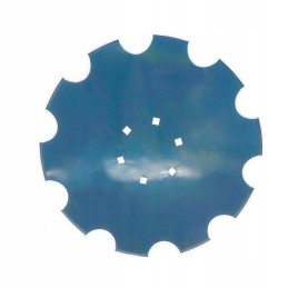 Dantyta plokštė 510, storis 4 mm, 6 skylės 120 mm