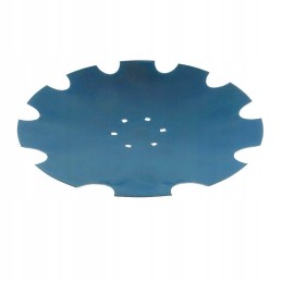 Dantyta plokštė 510, storis 4 mm, 6 skylės 120 mm