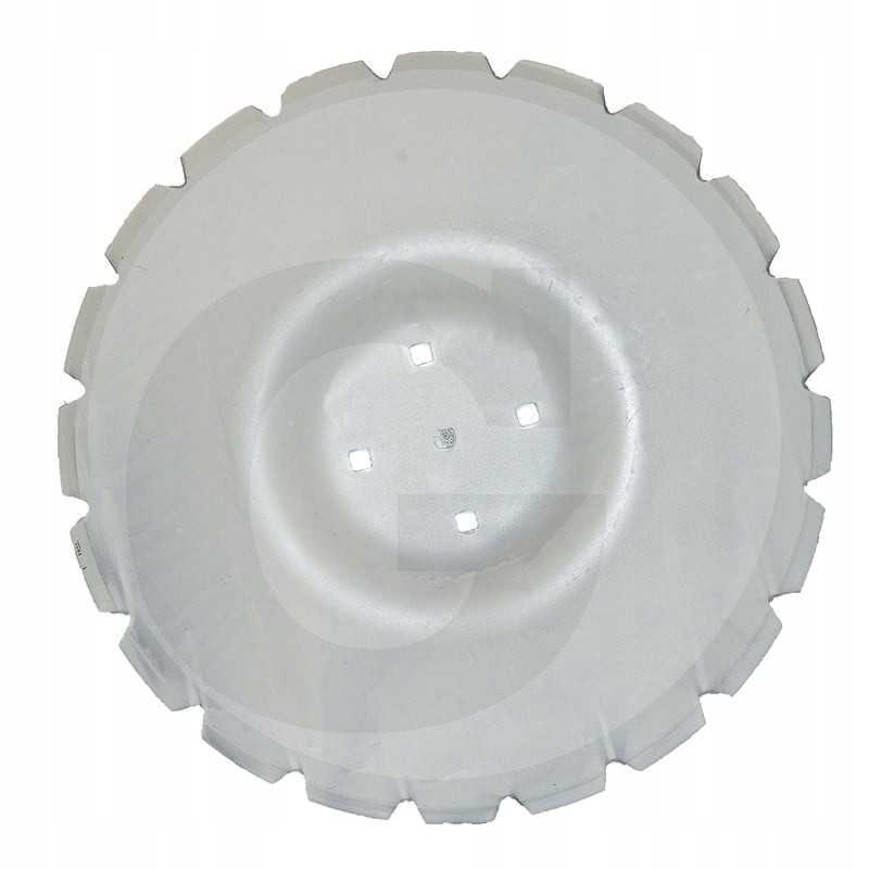 Diskinių akėčių diskas yra dantytas oe 460 x 4 mm