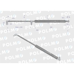 Priekinio stiklo pavara l max 590mm 199976077p ca