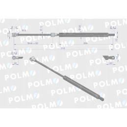 Priekinio stiklo pavara l max 215mm 65499068 die
