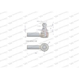 Vairo jungtis 106mm m24x1 5 1531204c1 waryn
