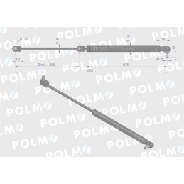 Priekinio stiklo pavara l max 500mm x80042041400