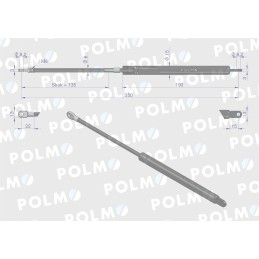 Galinio lango pavara l max 350mm 65426002 merlo