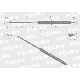 Galinio lango pavara l max 501mm 3148826r1p korpusas