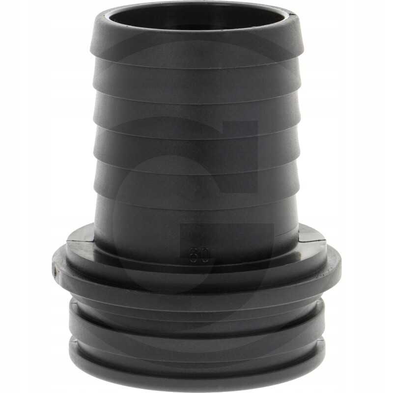 50 mm PVC žarnos prijungimas prie jungiamosios veržlės 2