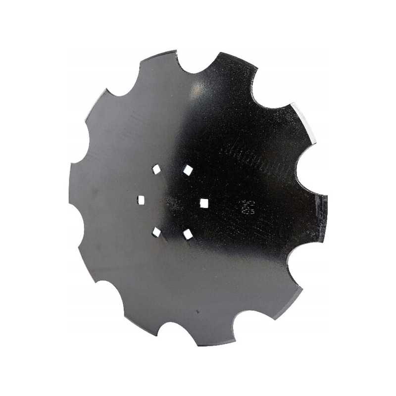 Dantytas akėčių diskas 560x4 mm, 6 skylės, 123 mm