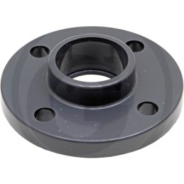 PVC klijuota apykaklė u pn 10 oe 125mm 4 18mm vidinė