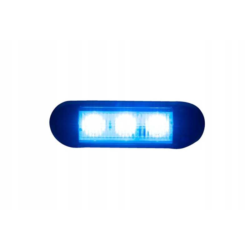 LDO 2676 mėlyna LED įspėjamoji lemputė