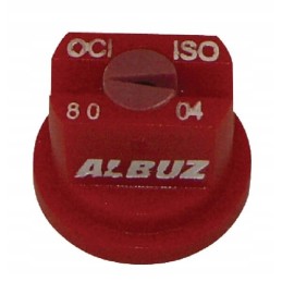 Kraštinis antgalis 80 mm raudona keramika