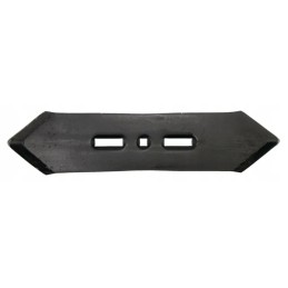 Noragas 420x100x12 mm, apverčiamas, plokščias, 3 skylių