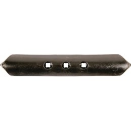 Noragas 290x60x10 mm, apverčiamas, sulenktas, 3 skylių