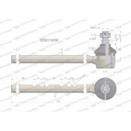 Vairo šarnyras 310mm 02381193 warynski 02381