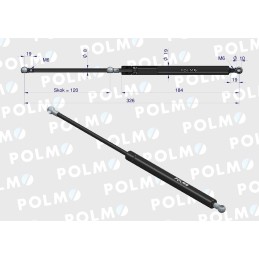 Galinio lango pavara l max 400mm 83952213p ford
