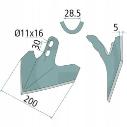 Gesiofoot 200x5mm
