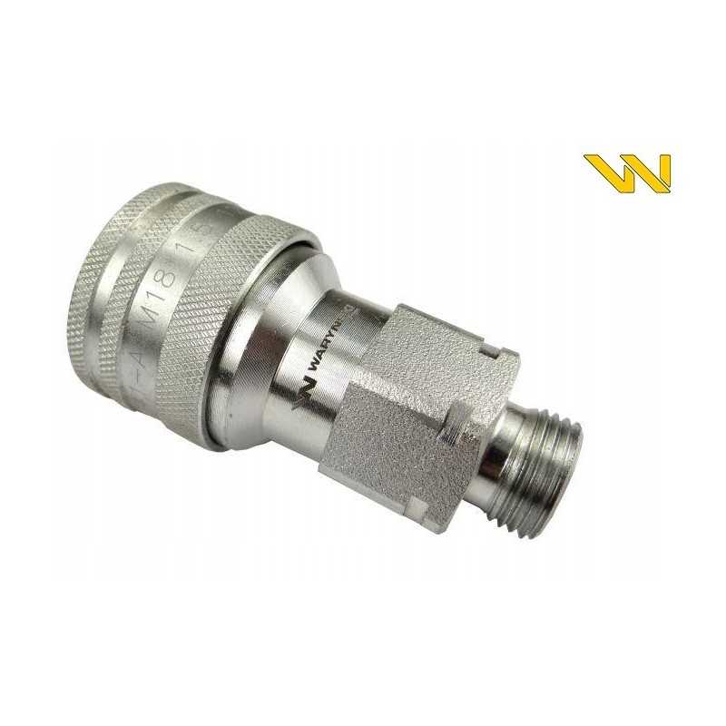 Hidraulinė greitoji jungtis, M18x1 lizdas, 5 sriegiai