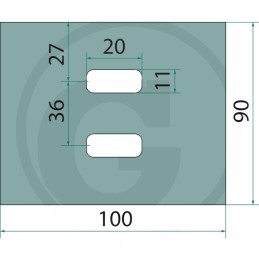 Landsberg metalo grandiklis 3 mm