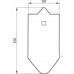 Noragas 250x120 mm 1738050010n