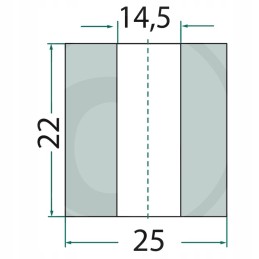 Granito mulčiavimas 14 5x25x22mm
